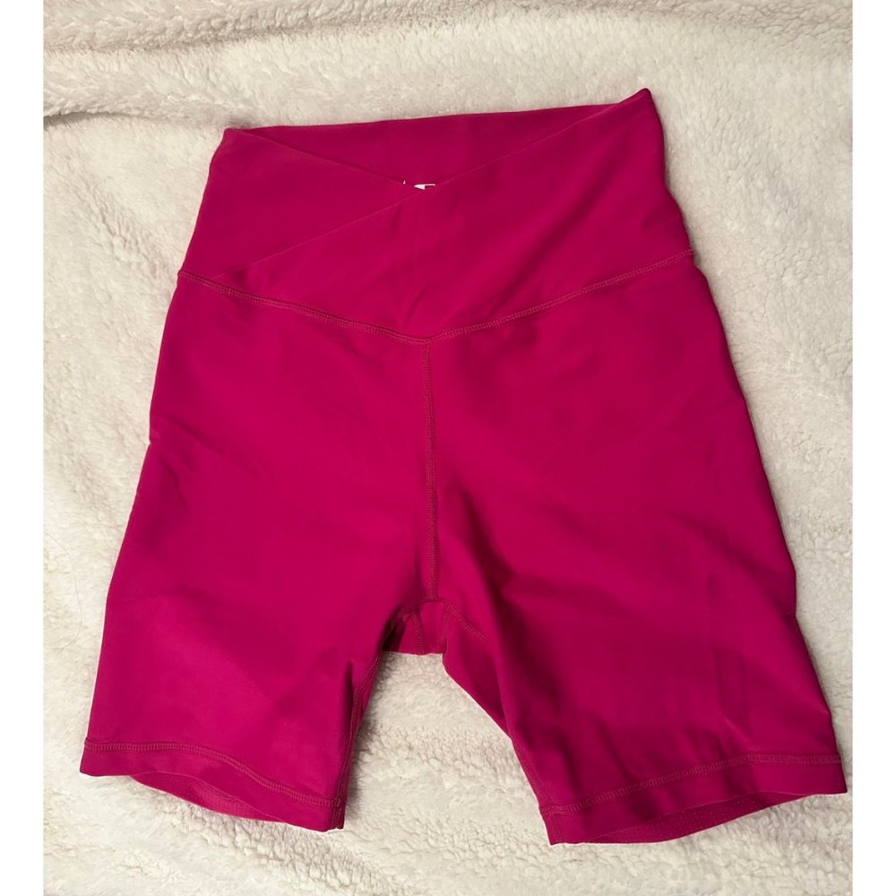 POPFLEX Hourglass Biker Short in Passionfruit Size M